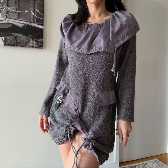 Vintage granny knit Fairycore long sweater - Picture 2 of 6